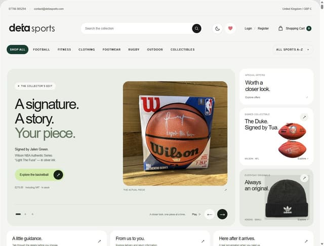 Deta Sports: WordPress и WooCommerce онлайн магазин
